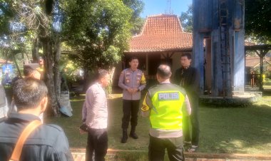 Kapolres Sukabumi Kota Bersama Pejabat utama Tinjau Bulog Persiapan Kunjungan RI 1