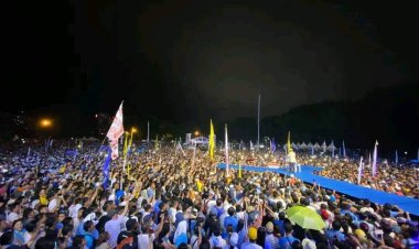 Ditunggu Warga Sulut, Prabowo Subianto : Luar Biasa Kawanua Saya