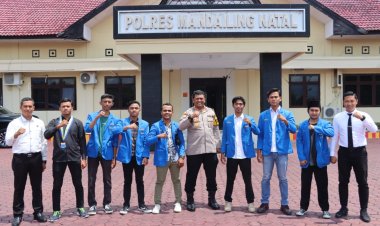 Kapolres Madina Terima Audensi PMII: Kolaborasi Menuju Pemilu Damai 2024