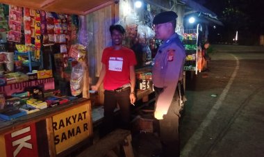 Polsek Cibeureum Pertajam Pelaksanaan Patroli Malam Hari,Cegah Gangguan Kamtibmas