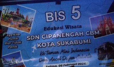 Siswa SDN CBM Cipanengah Kota Sukabumi, Laksanakan Studi tour