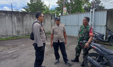 Perkuat Sinergitas TNI-Polri, Bhabinkamtibmas Bersama Babinsa Sambangi Warga Binaan