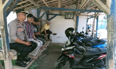 Ciptakan Kondusifitas Jelang Pemilu 2024, Kanit Samapta Polsek Cireunghas Sambangi Pangkalan Ojek