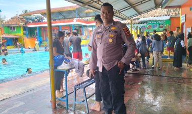 Unit Samapta Polsek Cisaat, Laksanakan Patroli Objek Wisata