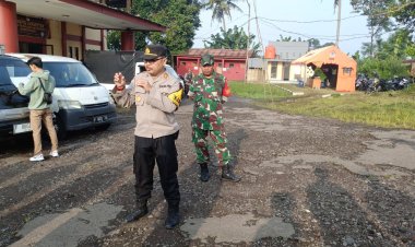 Polsek Warudoyong Gelar Apel Kesiapan Personil Pam TPS di Wilayah Kecamatan Warudoyong