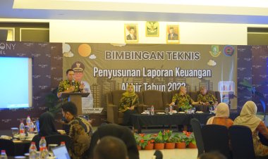 PJ WaliKota Sukabumi, Pimpin  Bimtek Penyusunan Laporan Keuangan