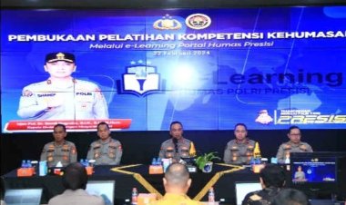 Kadiv Humas Buka Pelatihan Kompetensi Kehumasan