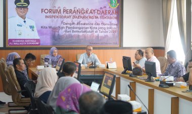 Sekretaris Daerah Kota Sukabumi Dida Sembada mengikuti Giat Forum Perangkat Daerah (FPD) Rencana Kerja Tahun 2025