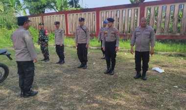 Polsek Warudoyong Laksanakan Apel Pengamanan di PPK