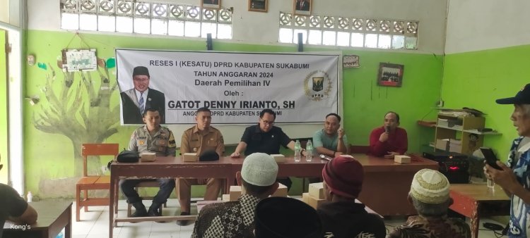 Polsek Cireunghas Polres Sukabumi Kota, Laksanakan Pengamanan Reses Anggota DPRD Dapil 4