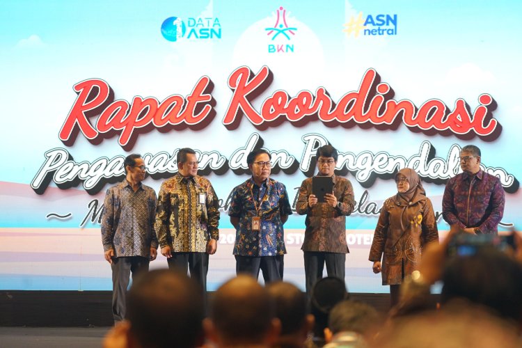 PJ Walikota Sukabumi Hadiri Rapat Koordinasi Pengawasan Pengendalian ASN