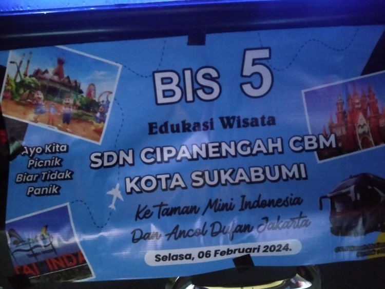 Siswa SDN CBM Cipanengah Kota Sukabumi, Laksanakan Studi tour