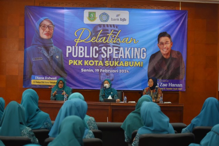 PJ Ketua Tim Penggerak PKK Kota Sukabumi Hadiri Pelatihan Public Speaking