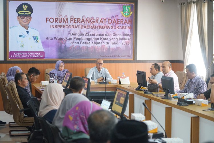 Sekretaris Daerah Kota Sukabumi Dida Sembada mengikuti Giat Forum Perangkat Daerah (FPD) Rencana Kerja Tahun 2025