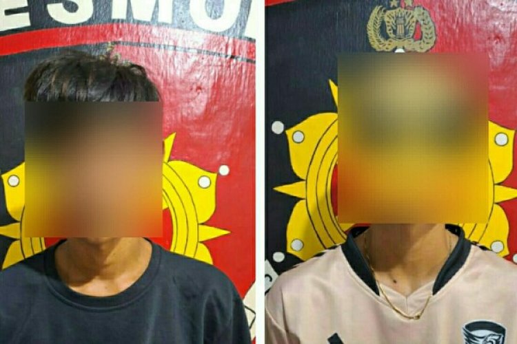 Tim Resmob Polres Bitung Tangkap 2 Remaja Pelaku Penganiayaan