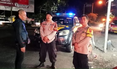 Melalui Patroli Malam,Cegah Gangguan Kamtibmas