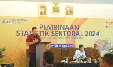 Badan Pusat Statistik BPS Kota Sukabumi menyelenggarakan kegiatan Pembinaan Statistik Sektoral Tahun 2024