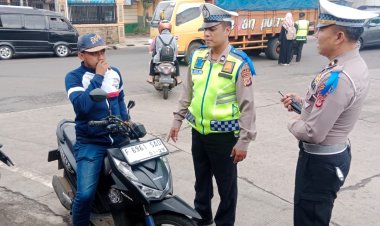 Teguran Humanis Unit Lantas Polsek Baros, Operasi Keselamatan Lodaya 2024