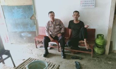 Pererat Silaturahmi Dengan Warga,Unit Samapta Polsek Sukaraja  Laksanakan Patroli Dialogis