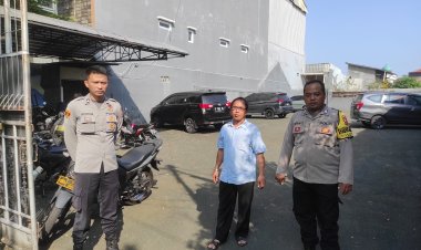 Polisi Sukabumi Laksanakan Pengamanan lbadah Kebaktian di Gereja