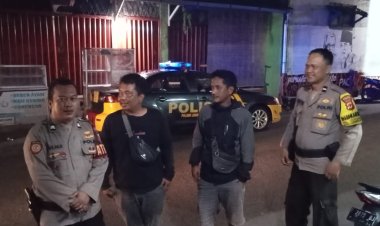Polsek Lembursitu Gelar Patroli Malam,Cegah Gangguan Kamtibmas