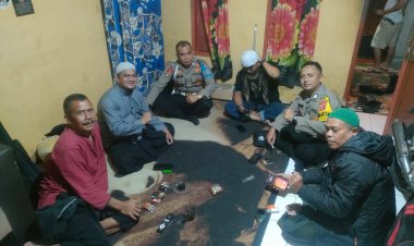 Kunjungi Warga Binaan Bhabinkamtibmas Polsek Kebonpedes Berikan Himbauan Antisipasi Kriminalitas