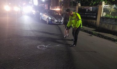 Kecelakaan Kembali Terjadi di Sukaraja, Seorang Ibu Pejalan Kaki Tertabrak Motor