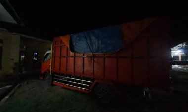 Polisi Amankan Truck Pengangkut 291 Kayu Miranti Ilegal