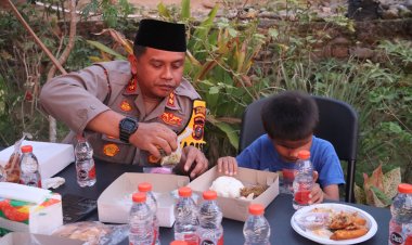 AKBP Arie S. Paloh Buka Puasa Bersama Keluarga Tuna Netra