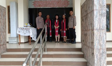 Ciptakan Kondusifitas Jemaat,Polsek Sukaraja Gelar Minggu Kasih Untuk Kamtibmas di Gereja