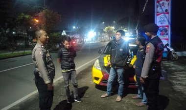 Polsek Baros Gelar Patroli KRYD,Cegah Gangguan Kamtibmas Malam Minggu