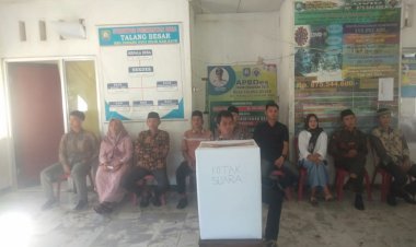 Gelar Pemilihan BPD Desa Talang Besar,Ini 5 Kandidat Terpilih