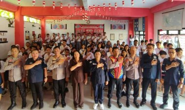 Humas Polda Sulut Sosialisasikan Pencegahan Radikalisme dan Intoleransi di 3 Sekolah
