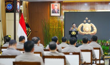 Kapolri Buka Rakernis Gabungan 5 Divisi Satker Polri