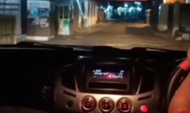 Polsek Karangsembug  Woro woro Bangunkan Warga Saat Sahur