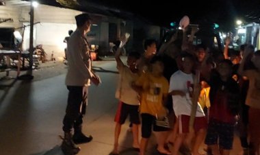 Polsek Ciwaringin Tingkatkan Patroli Dialogis  Kepada Warga Yang Lakukan Obrog