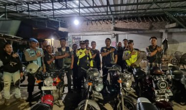 Polsek Talun Tingkatkan Patroli Dialogis, Berikan Himbauan Anggota Club Motor
