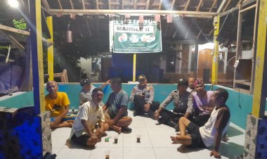 Jalin Silaturahmi Kamtibmas, Polsek Babakan Sambangi Petugas Satkamling