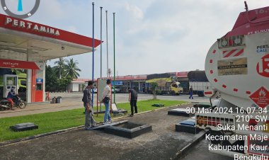 Polres Kaur Kembali Lakukan Sidak di Beberapa SPBU