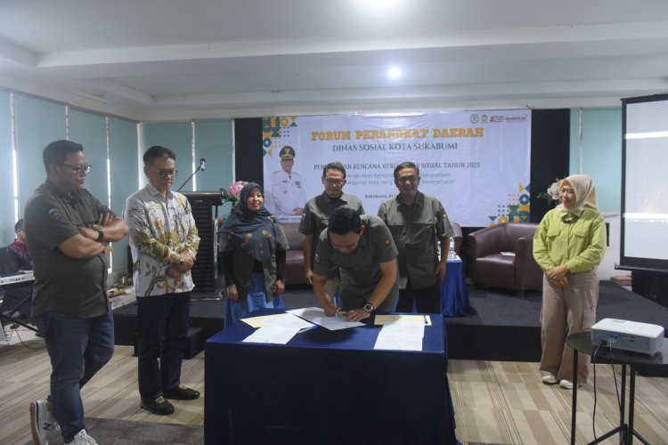 Dinas Sosial  Kota Sukabumi Gelar Forum Perangkat Daerah  Susun Renja Perangkat Daerah  Tahun 2025