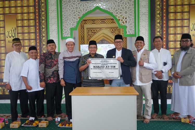 PJ Walikota Sukabumi Resmikan Mesjid At-Tiin