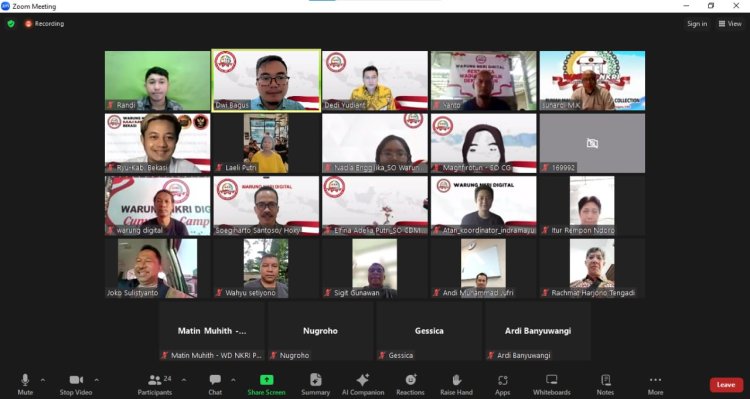 Rapat Kerja Warung NKRI Digital Paska Launching