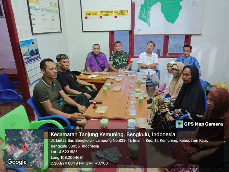 Kades Tanjung Imam, Salurkan BLT DD Bagi 5  KPM