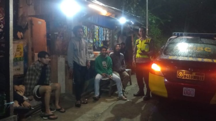 Polsek Sukabumi Tingkatkan Patroli KRYD Serta Himbau Warga