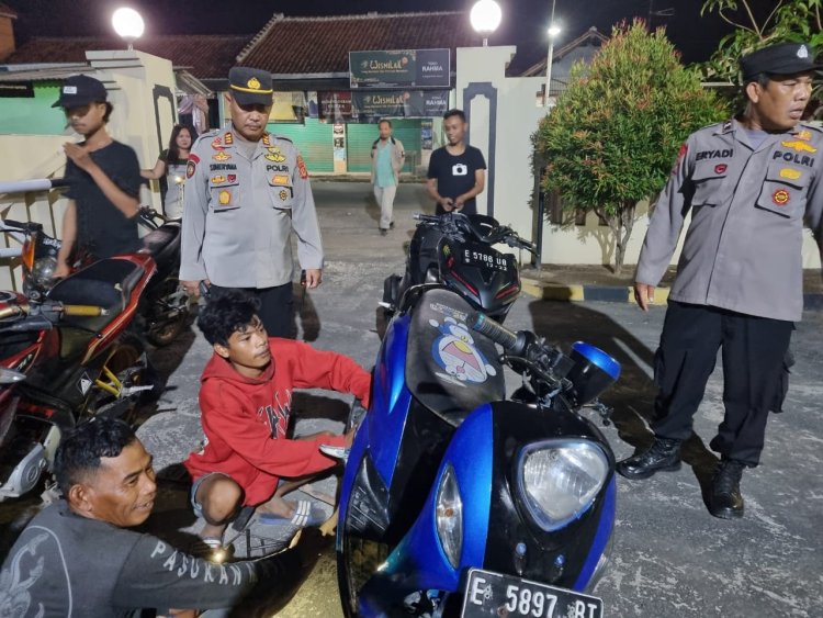 Ciptakan Rasa Aman, Polsek Gegesik Gelar Razia Knalpot