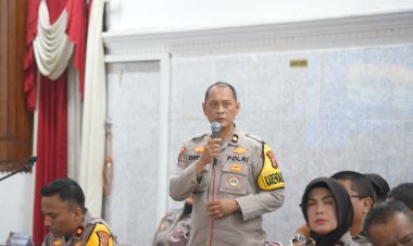 Rakor Lintas Sektoral Operasi Ketupat Lodaya 2024 Polres Sukabumi Kota