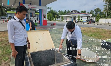 Kini Giliran SPBU Tanjung Kemuning di Sidak Polisi
