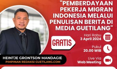 Gelar Blusukan Online, Portal Guetilang Berdayakan PMI Lewat Penulisan Berita
