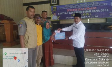 Desa Sukamekar Sukaraja,  Kembali Salurkan Bansos Sumber Dana Desa selama 4 Bulan