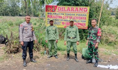 Tiga Pilar Pasang Banner Larangan Perjudian